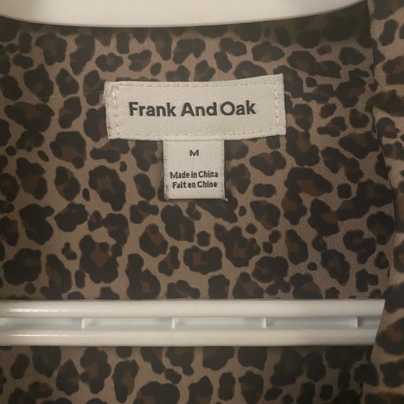 Leopard Print Frank and Oak Blouse - Picture 5 of 6